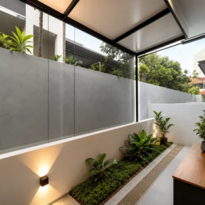 Outdoor Cable-Guided Blinds